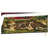 38"x20" leopard tapestry