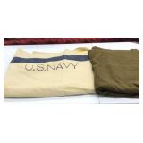 U.S. Navy and Army blankets