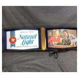 NOS AB Natural Light light up beer sign WORKS