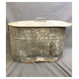 14" galvanized boiler