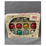Box shiny brites glass Xmas ornaments