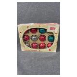 Box shiny brite glass Xmas ornaments