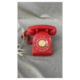 Stromberg Carlson red rotary phone