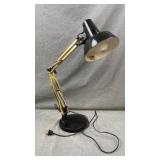 Electrix adjustable brass lamp