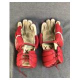 Pair of Brine hockey gloves