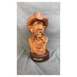 Thomas Henke "Trail Boss"  wood statue
