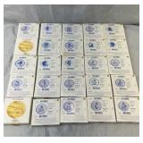 25 goebel coins all different