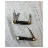 2 old pocket knives