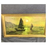 Signed Woody 65 Sampsons at Sunset print
