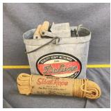 Ringer bucket & NOS Sisal Rope