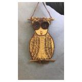 35" Macrame owl wall hanging