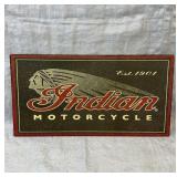 Indian motorcycle metal sign 14x7