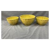 3pc Boomton Melmac bowls set