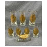 8 MC Gold Guild Libby glasses