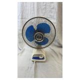 12" Galaxy blue blade fan