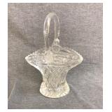 12" EAPG glass basket