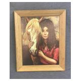 Lady w/ horse print