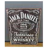 Metal jack Daniels, whiskey sign