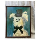 Signed Michele dog print