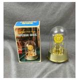Antique clocks style music box