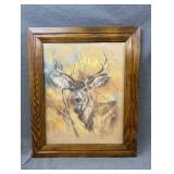 Buck signed K. Maroon print 1978