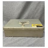 Heavy duty, insulated security box w/ key