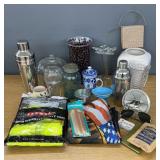 Cleanup- martini shakers, ball jar, etc.