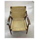 Mid century rope chair
