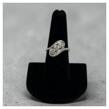14K gold & diamond wedding ring