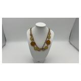 1974 Sarah Coventry 'taste of honey' necklace