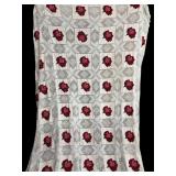 Crocheted needlepoint blanket one 56 x 94