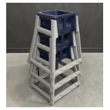 3 restaurant highchairs