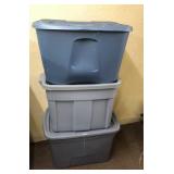3 Storage Totes