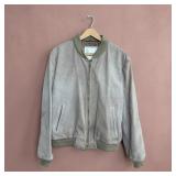 London fog suede leather jacket Sz 44