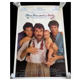 1987 three men and a baby movie poster