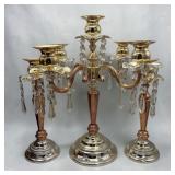 14' five slot candle stand & candlesticks