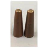 Mid Century Walnut Salt & Pepper Set