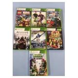 7 XBOX 360 Video Games