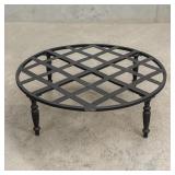 38' round metal patio table