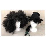 Adult Halloween Wigs and Hat