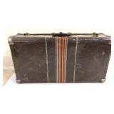 Vintage Tin Suitcase 25 x 14 x 7