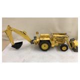 Vintage Ertl Ford 7500 Backhoe Front Loader