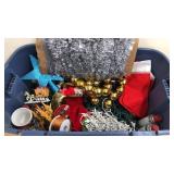 Christmas in a Tote - Lights, Stockings, etc