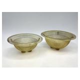 2 hazel atlas 8 2/4' & 8' mixing bowls
