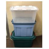 3 Storage Totes