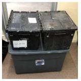 3 Storage Totes