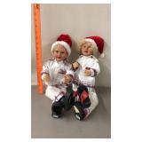 2 Christmas Dolls