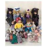 Large Doll Lot - Porcelain and Others