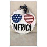 Merica Wood Sign 14.5'
