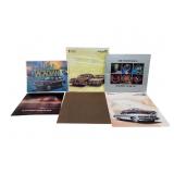 6 vintage car auto brochures